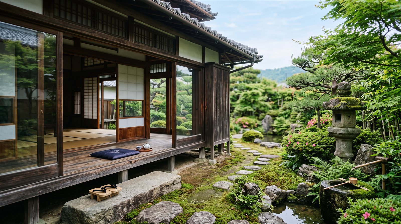 日本の戸建住宅の外観